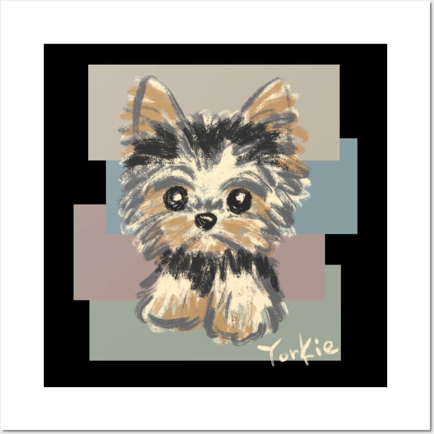 Yorkie puppy Wall Art by sanogawa